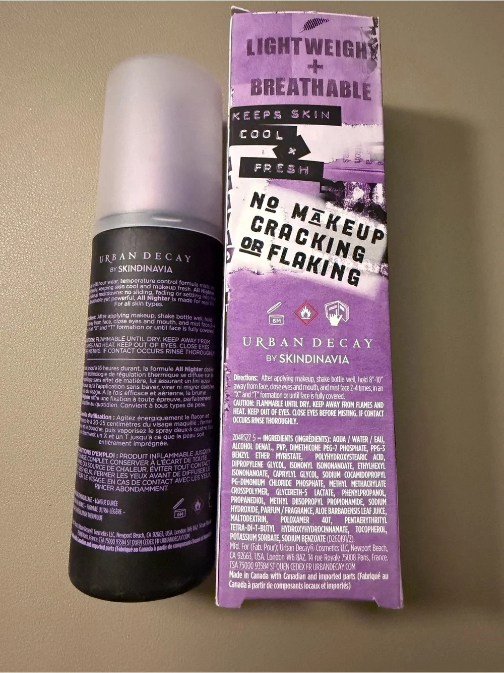 Urban Decay Purple Setting Spray - Original Formula